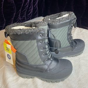 THERMOLITE EcoMade WATERPROOF WARMEST kids winter boots Size 13 #409